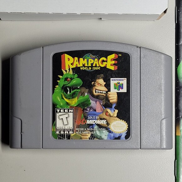 Rampage World Tour Nintendo 64 N64 complete cib - Picture 3 of 14